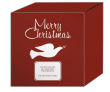 Red Dove Christmas Gift Box Small 